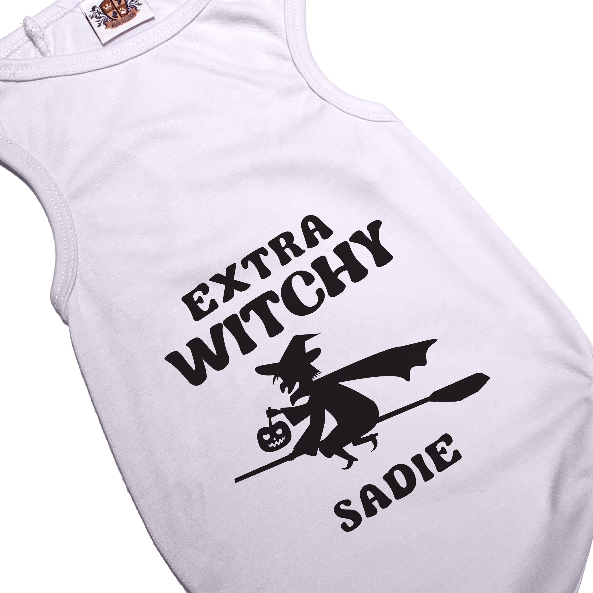 Halloween Dog Shirt | Personalized Extra Witchy
